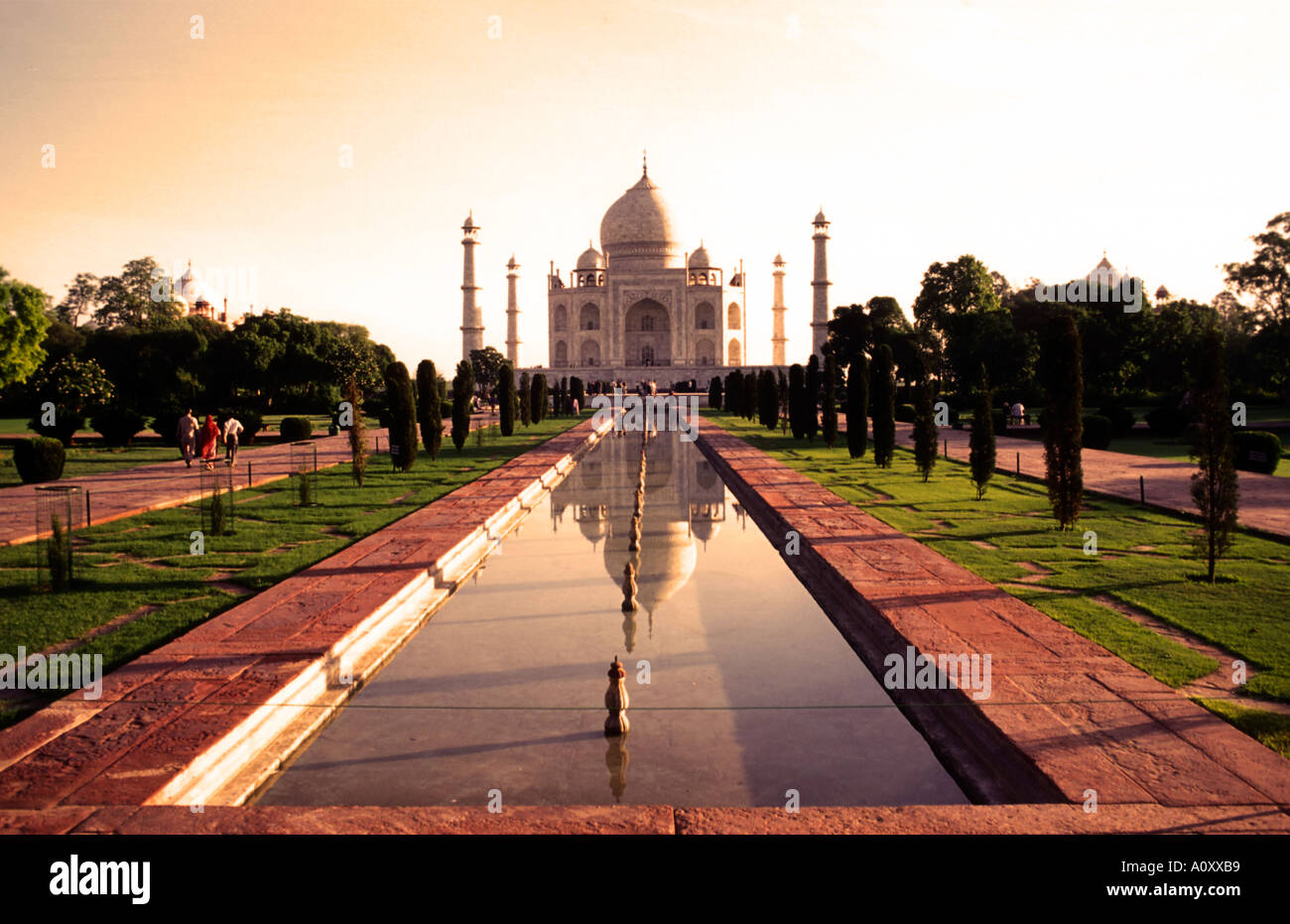 Taj Mahal, Mausoleum, Agra, India Stock Photo