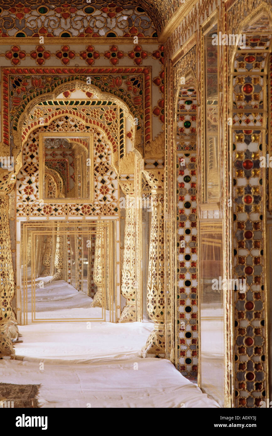 The Audience Hall The City Palace Jaipur Rajasthan State India Asia 