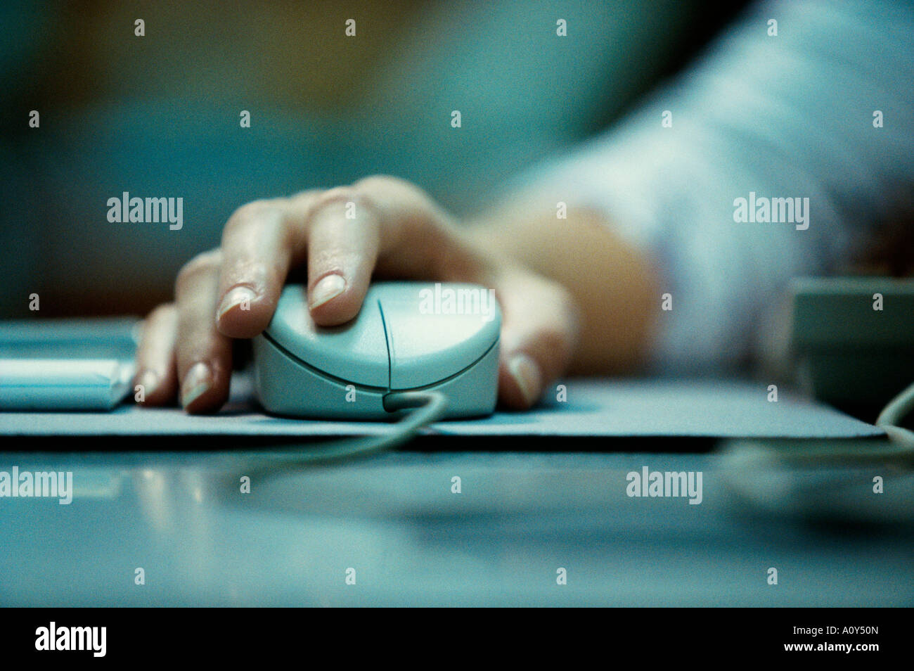 Holding touching mouse hi-res stock photography and images - Alamy