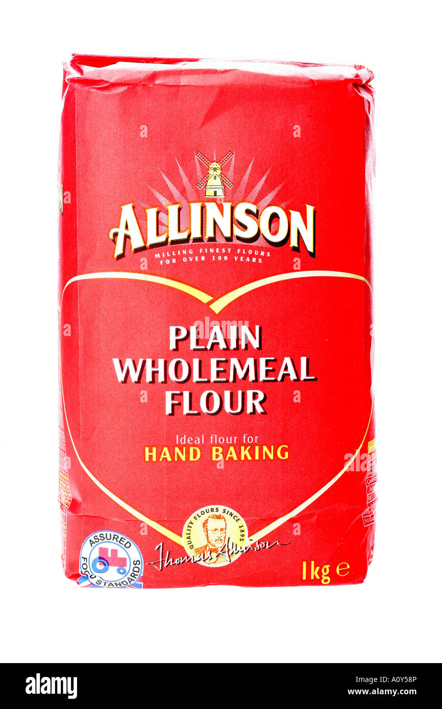 Plain Wholemeal Flour Stock Photo Alamy