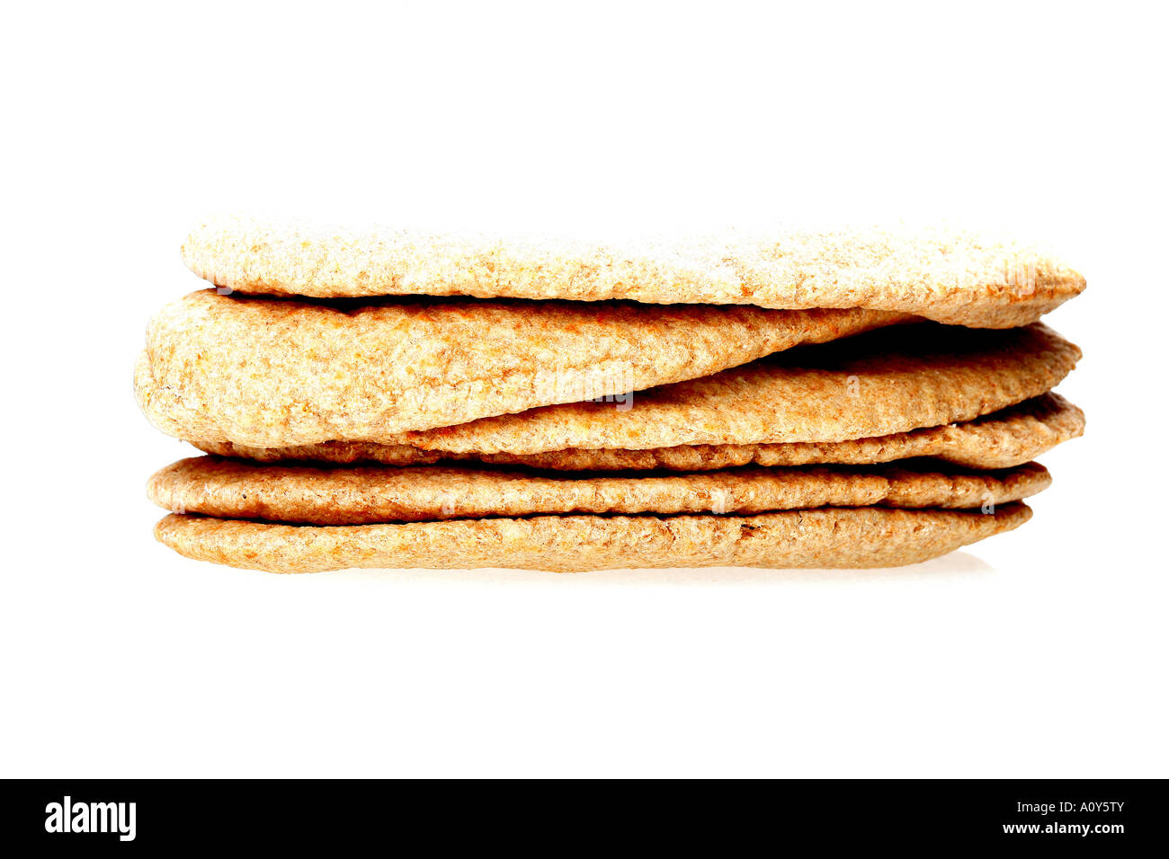 Wholemeal Pitta Bread Stock Photo Alamy