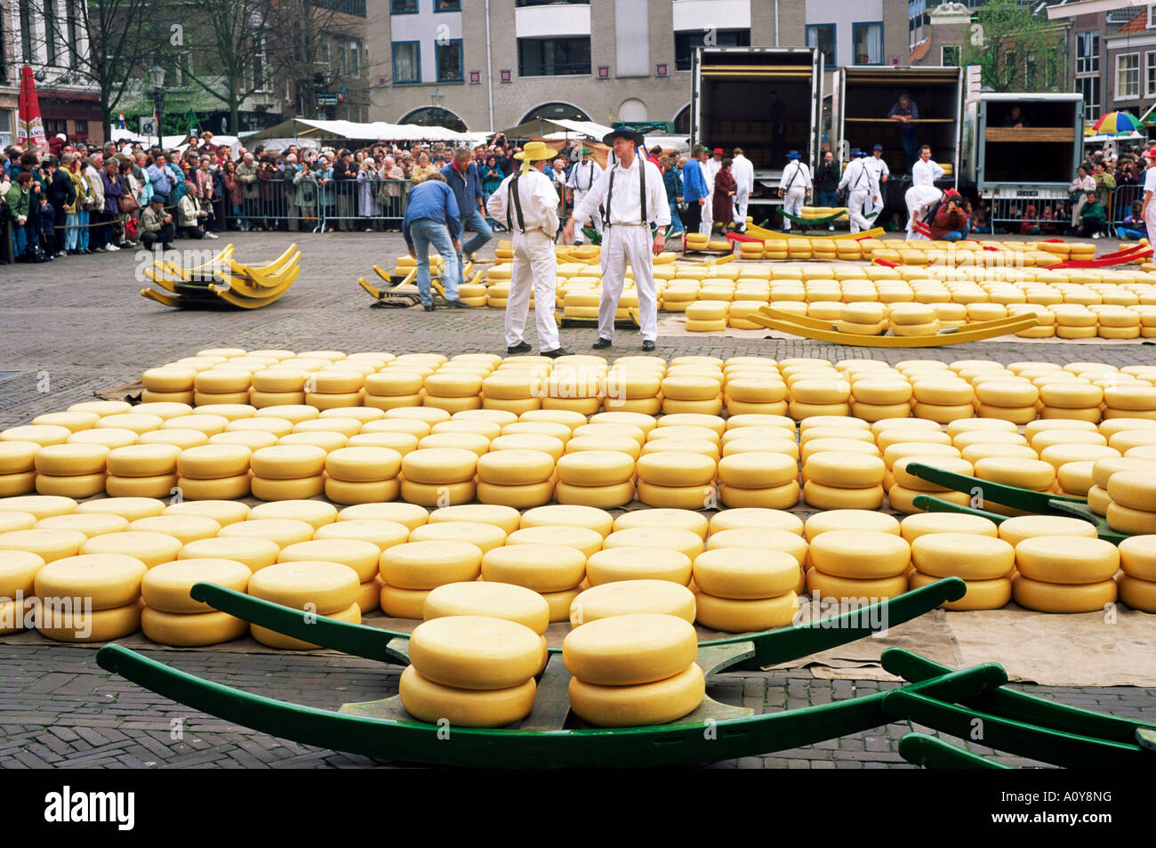 Dutch cheese markets hires stock photography and images Alamy