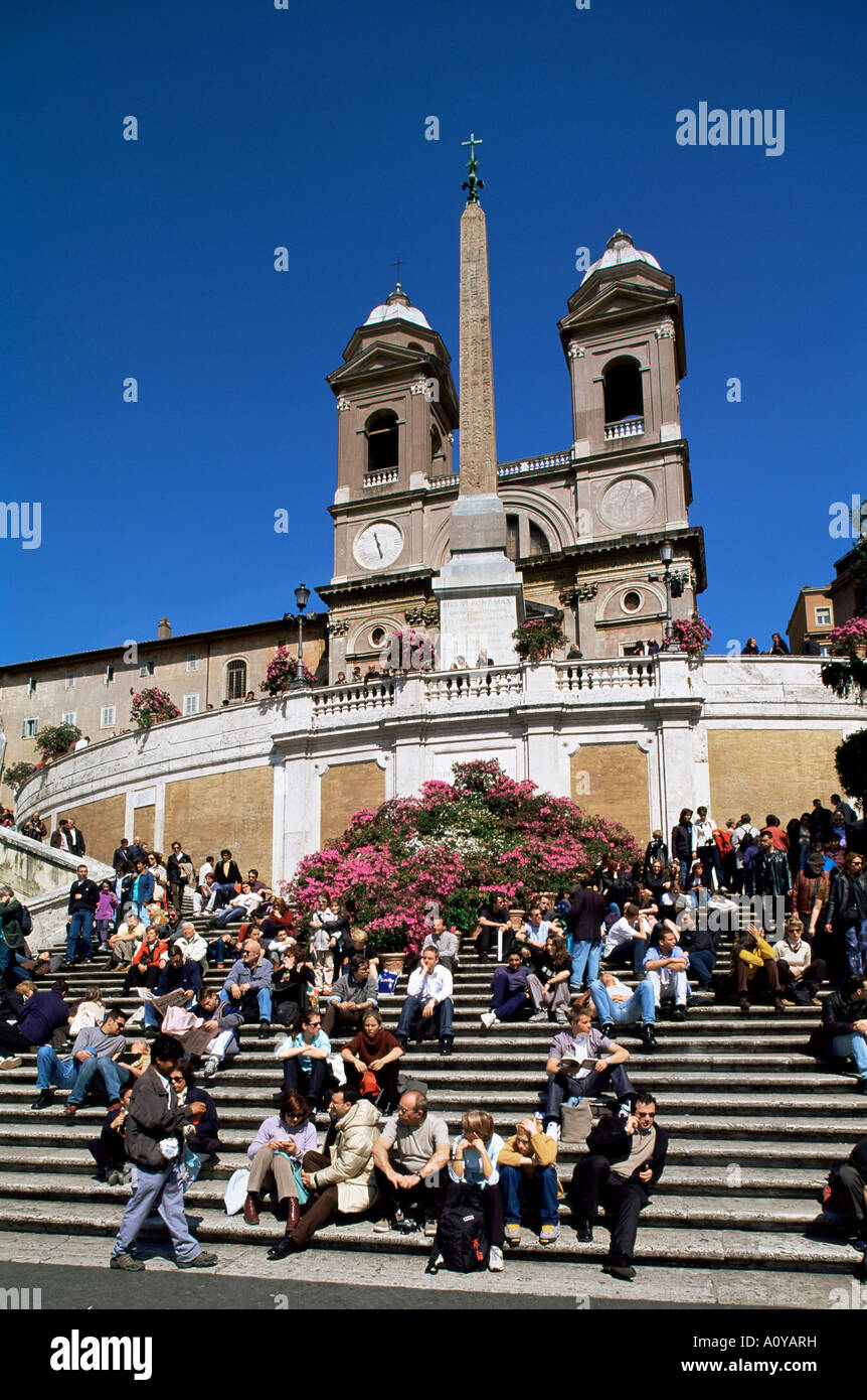 Italian Step Seated sitting italy european europe eu hi-res stock photography and ...