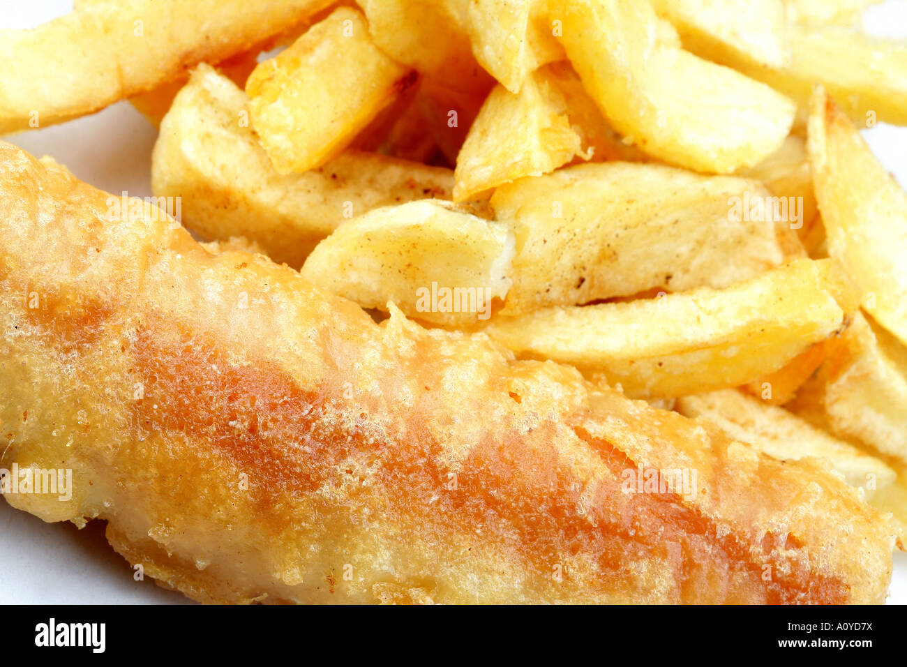Battered sausage and chips hires stock photography and images Alamy