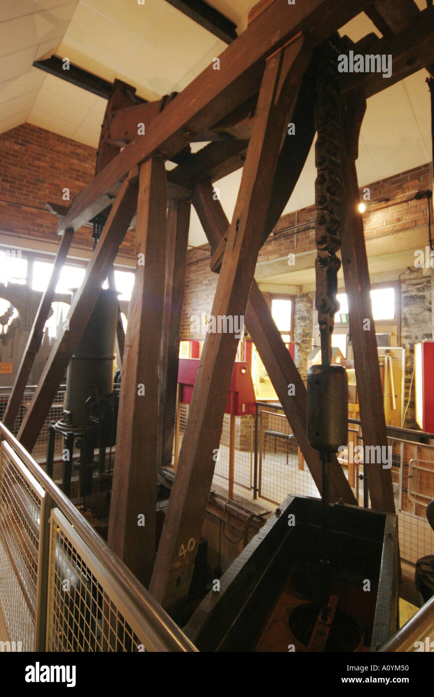 Devon England UK Dartmouth Thomas Vacuum Steam Engine Stock