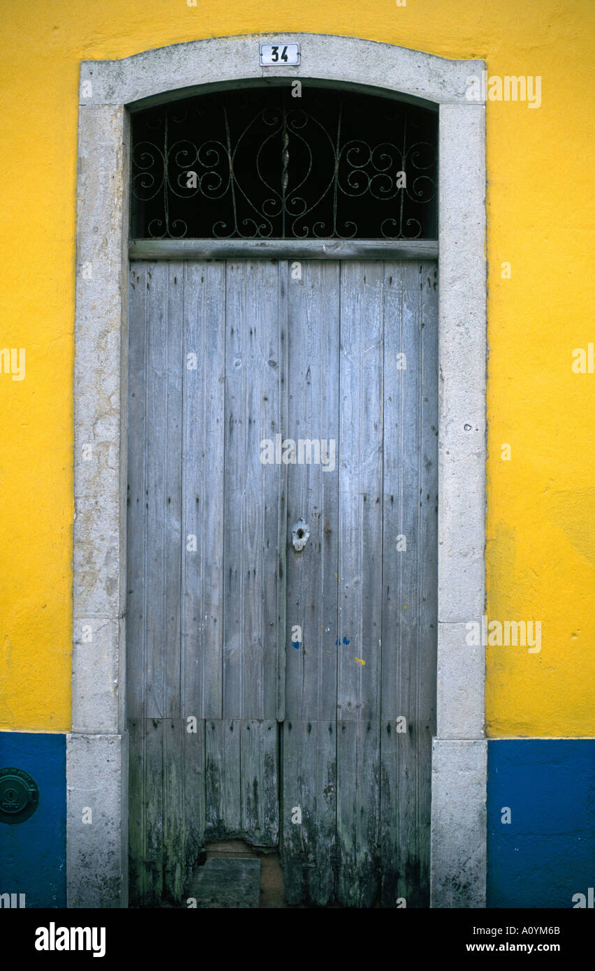 Old wooden door Stock Photo
