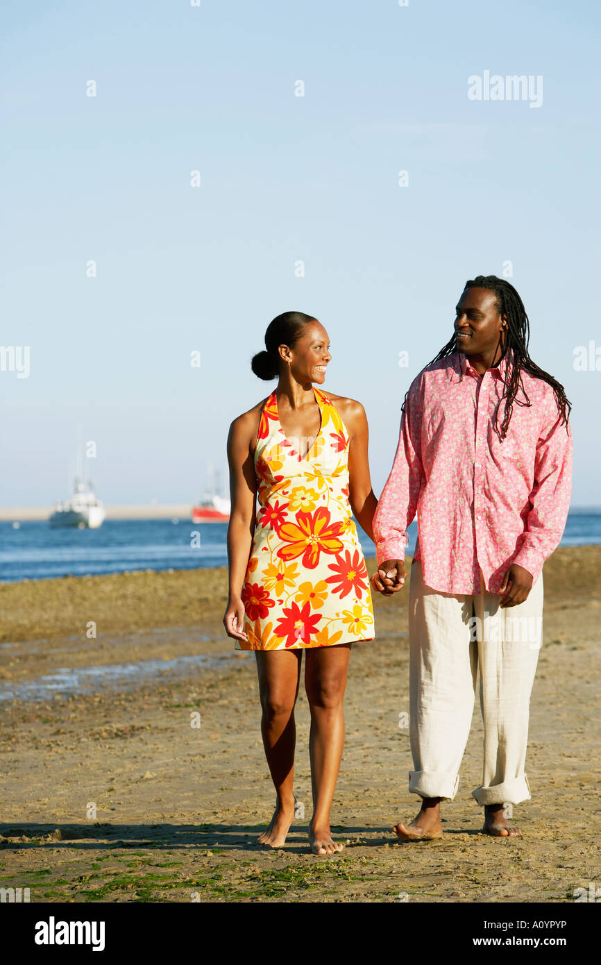 Profile young african man walking hi-res stock photography and images ...