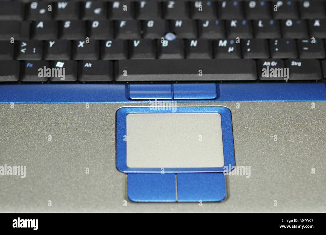 laptop / notebook, keyboard, touchpad Stock Photo