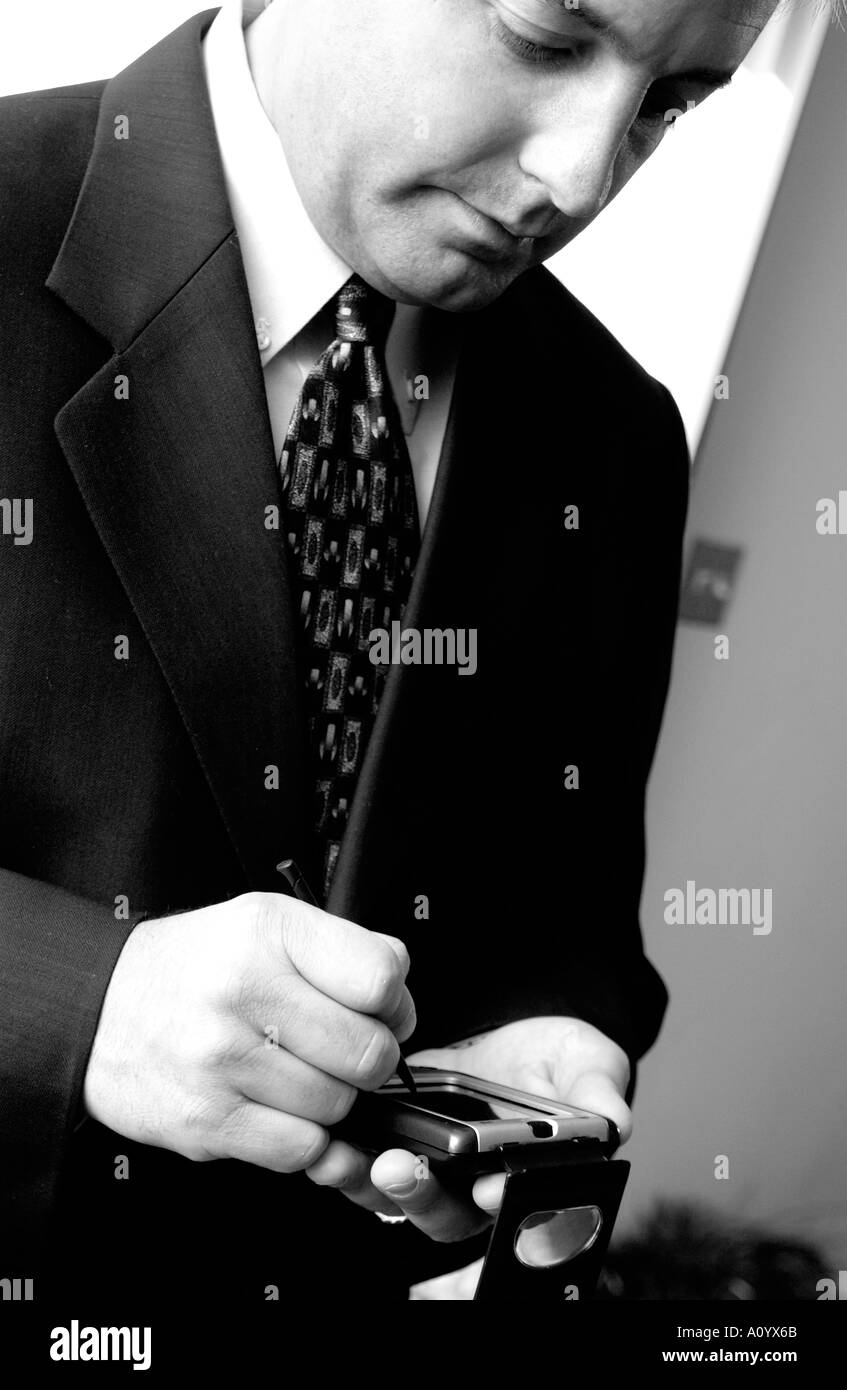 Pda personal digital assistant Black and White Stock Photos & Images