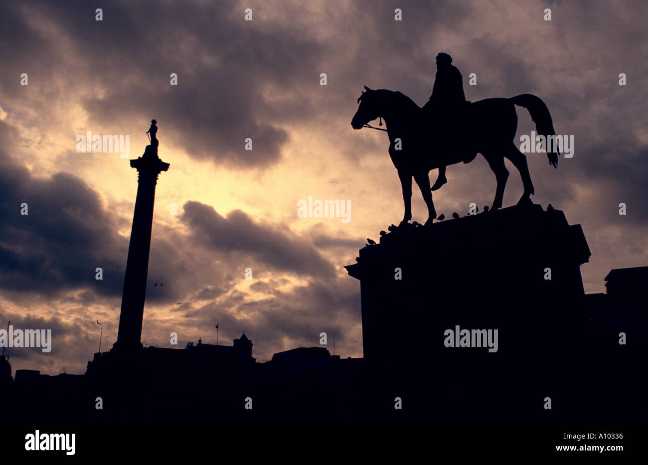 Trafalgar Square London England UK Stock Photo - Alamy