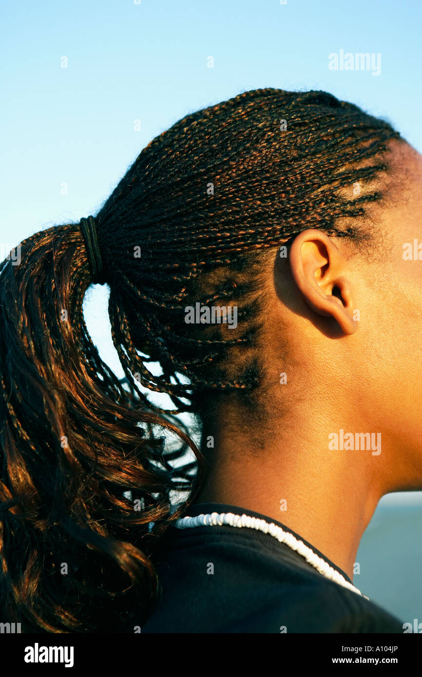 Pony Tail Braid High Resolution Stock Photography And Images Alamy