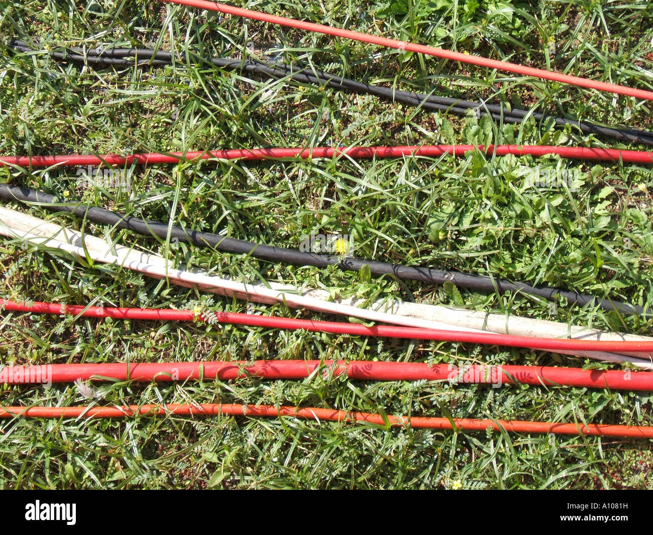 Electrical cables on floor in hires stock photography and images Alamy