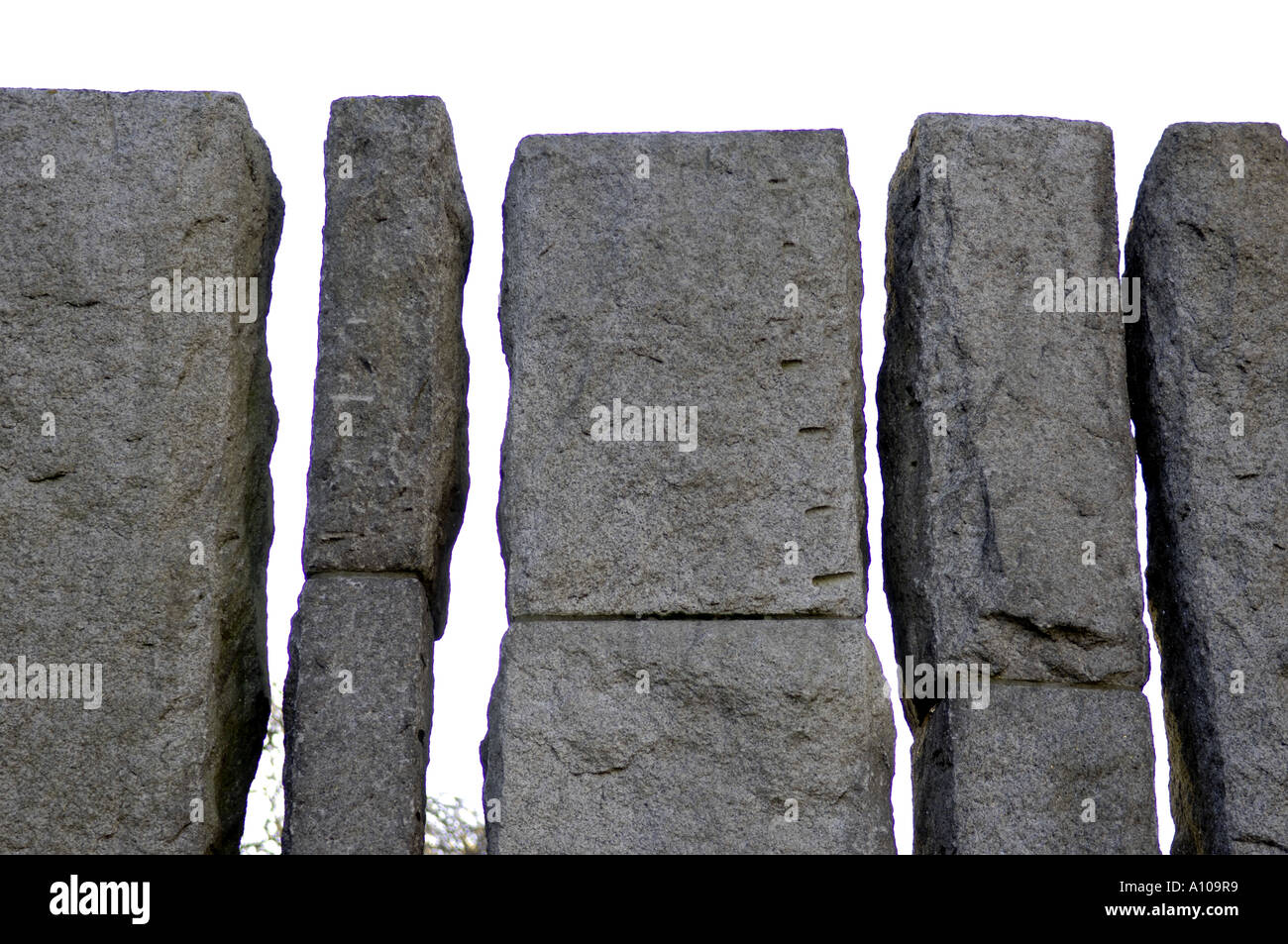 tone henge detail dublin modern art arty Stock Photo Alamy