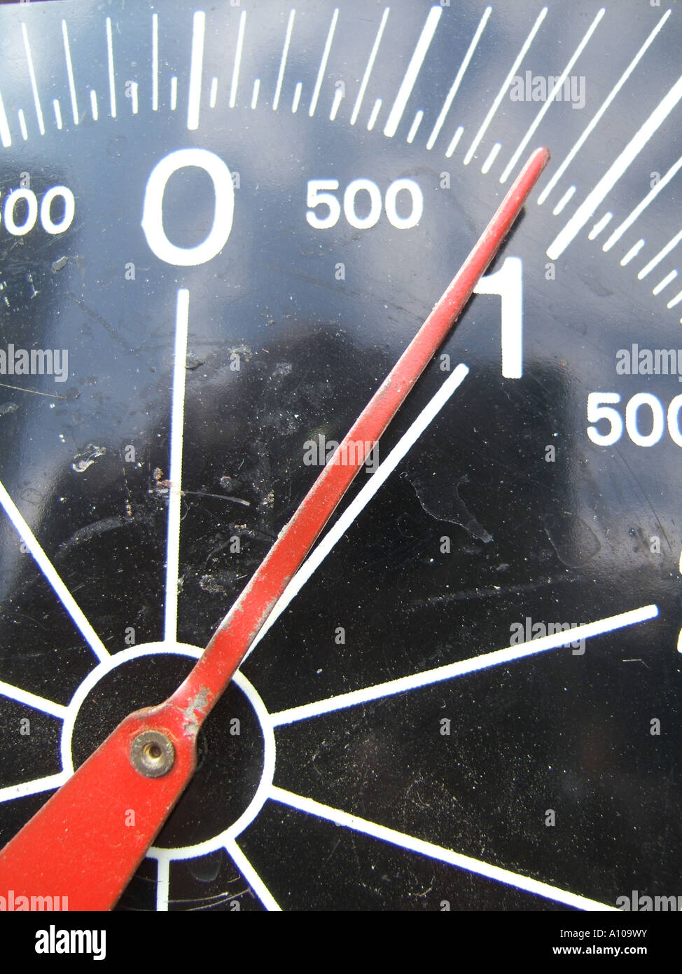 revs counter gauge in car Stock Photo Alamy