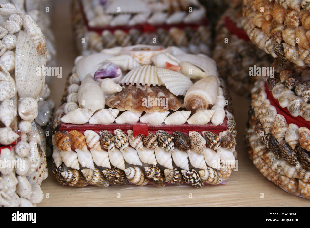 Shell boxes in Zadar Stock Photo - Alamy