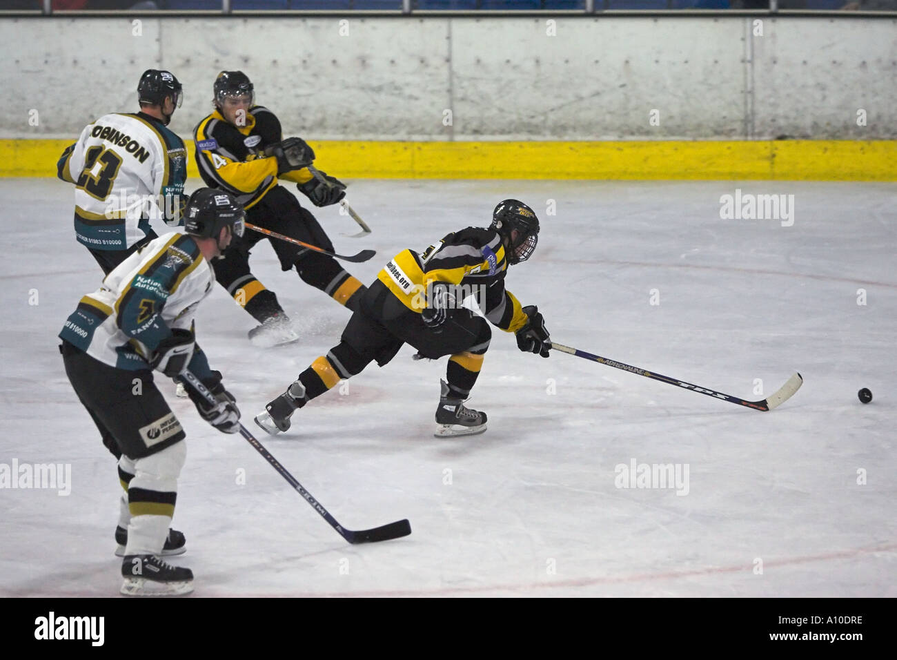 Ice Hockey at Bracknell Bees Stock Photo Alamy