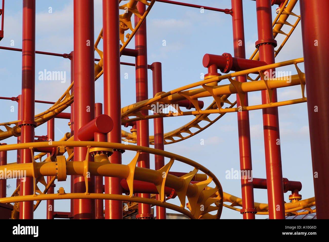 amusement park Prater Vienna Stock Photo