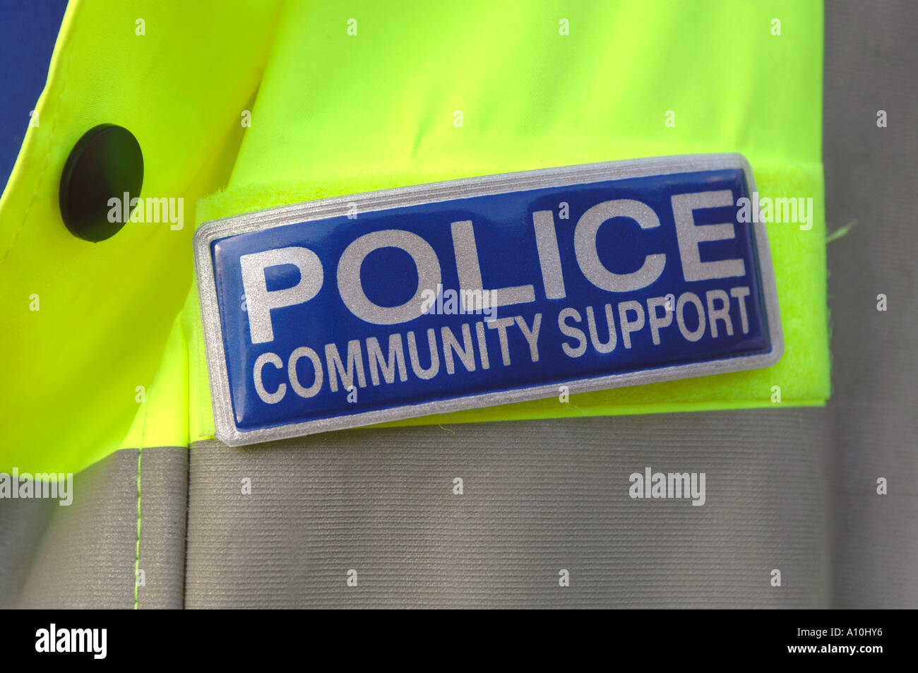 the uniform of a kent police community support officer Stock Photo Alamy