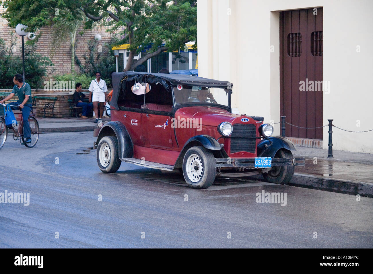 Model T Ford car in Camaguey,Cuba Stock Photo