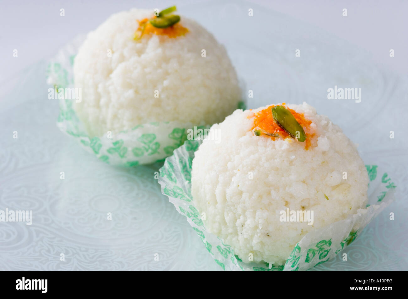 Close-up of two Rasgullas Stock Photo - Alamy