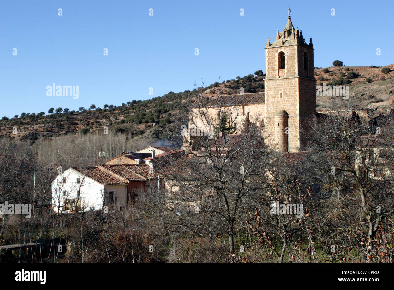 Santibanez de Ayllon, Central Spain Stock Photo