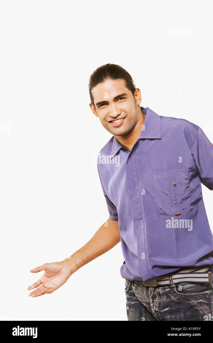 Tilt up shot young man hi-res stock photography and images - Alamy