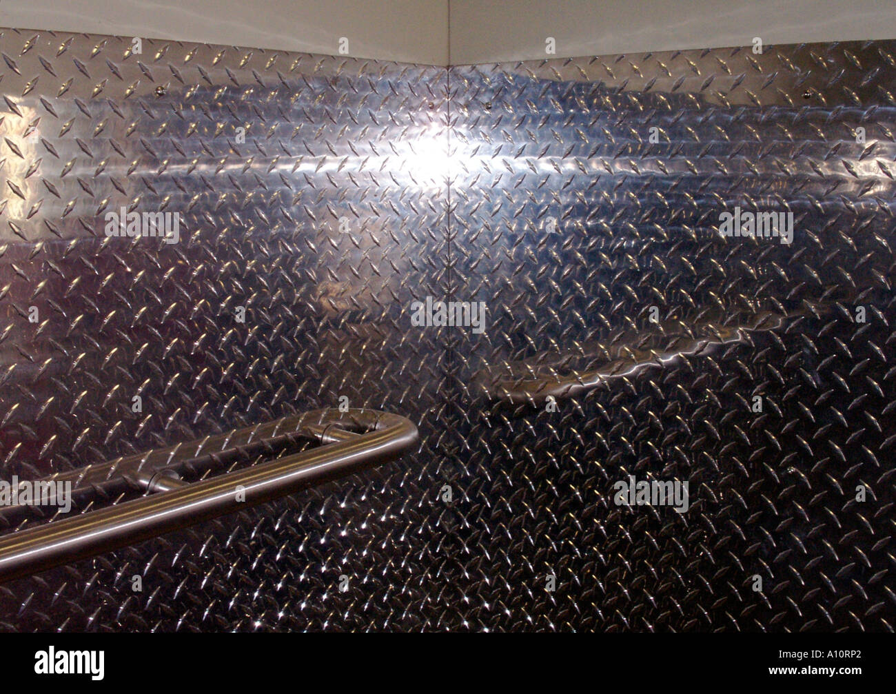 Cargo Elevator interior at Self Storage facility Stock Photo