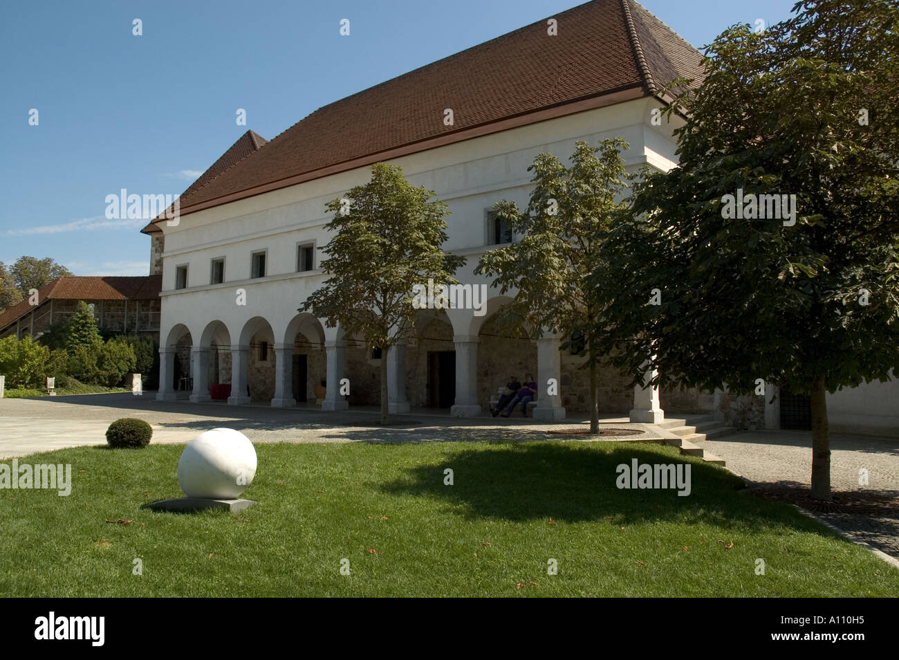 The castle Ljubljana Slovenia Europe Stock Photo