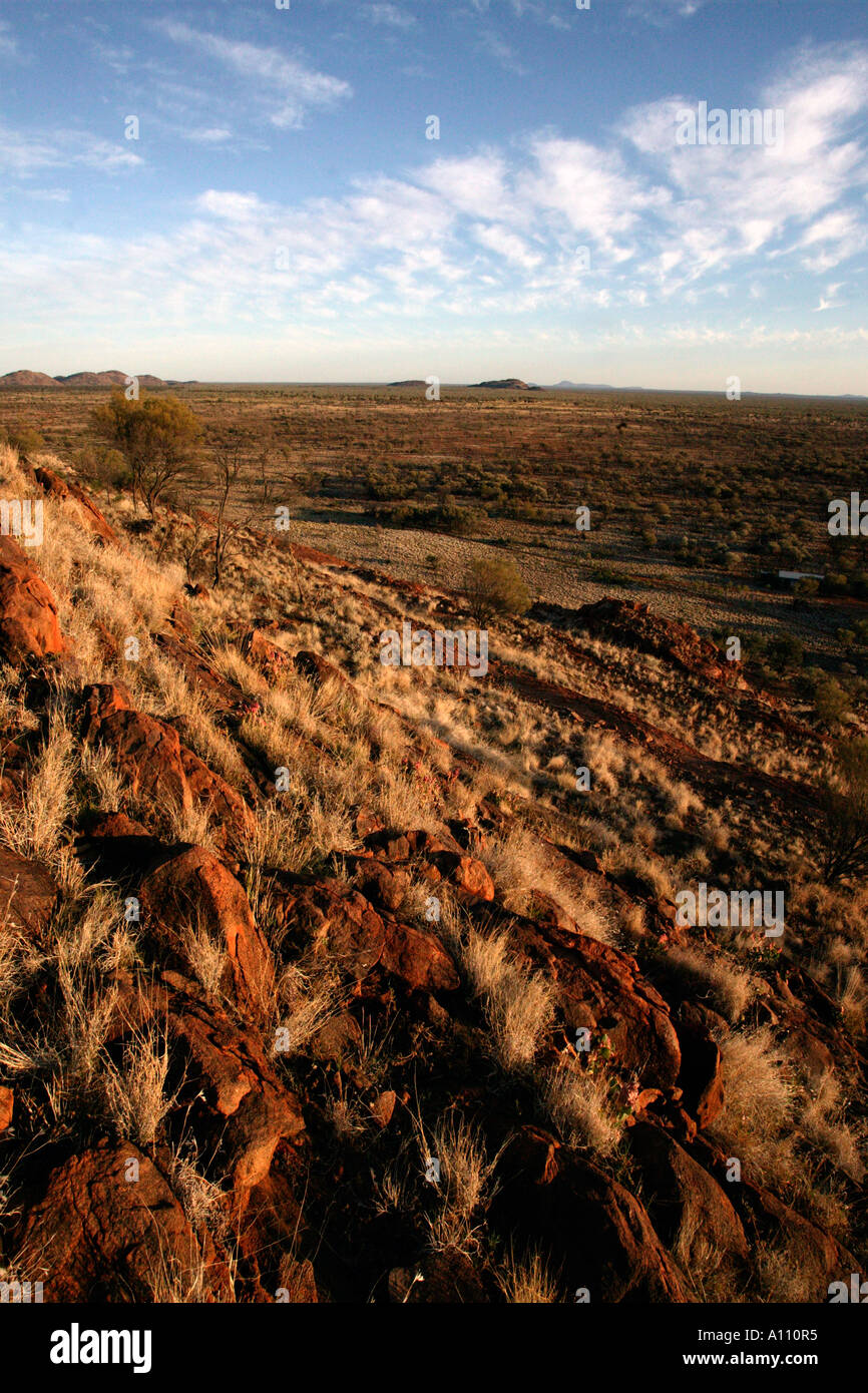 Desert landscape Anangu Pitjantjara lands South Australia Stock Photo