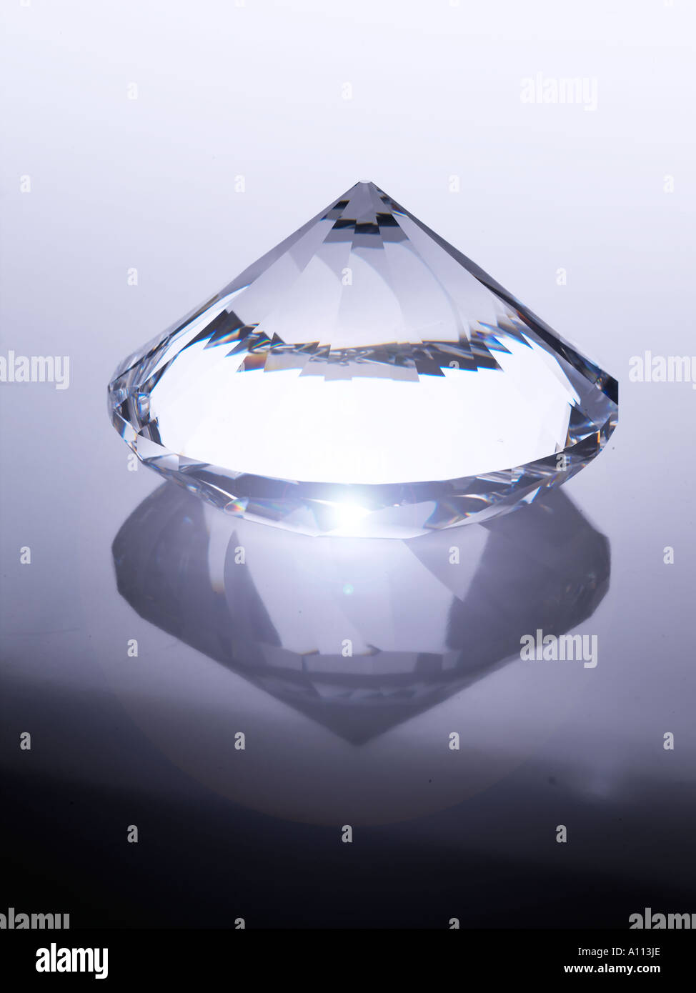 diamond prism shimmering, transparent, smooth, glass, delicate, heavy