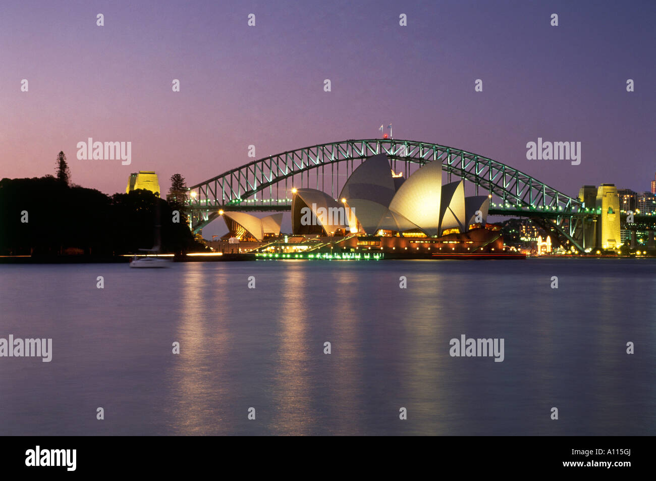 Sydney Opera House and Sydney Harbour Bridge as seen from Mrs ...