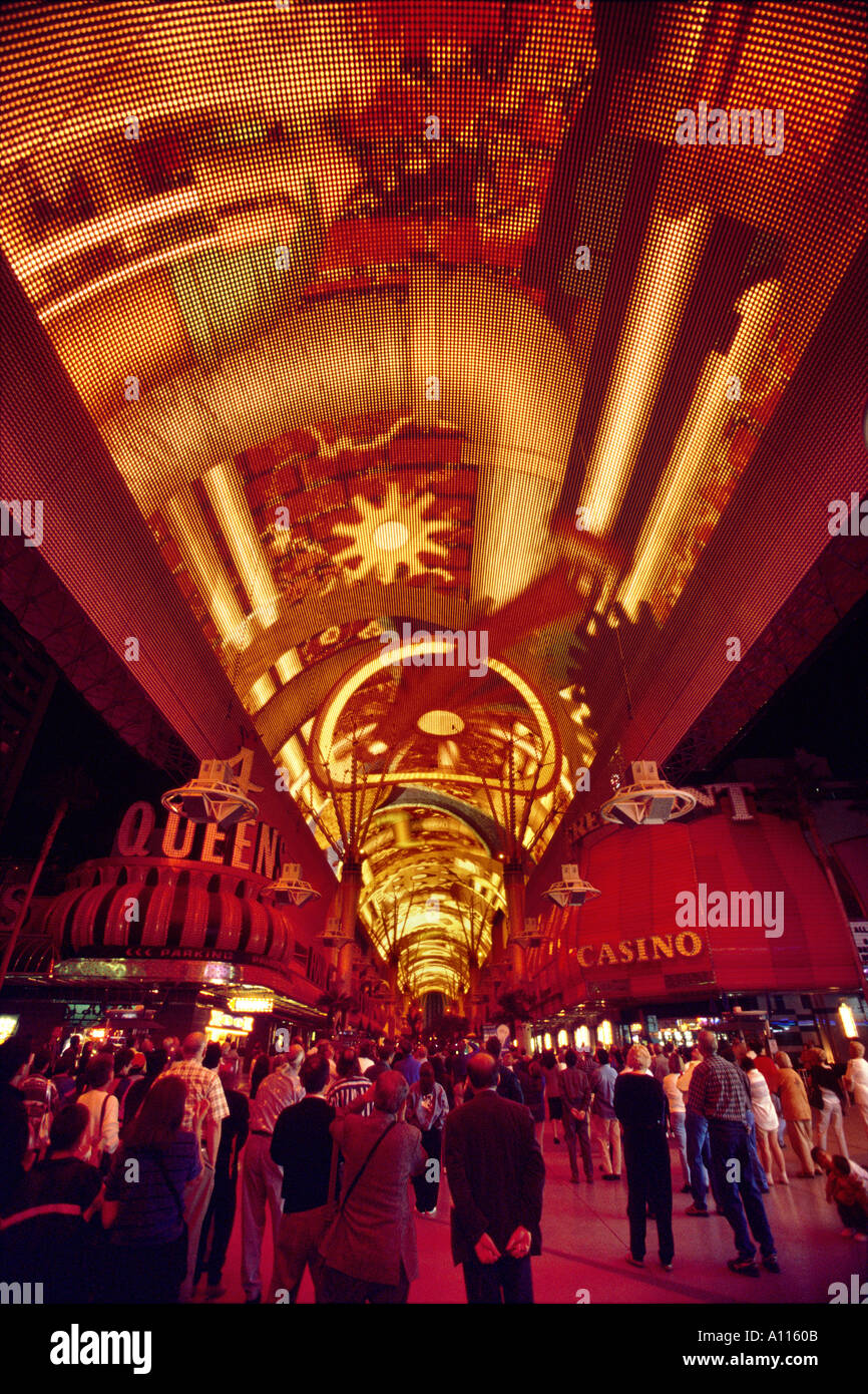 Overhead Light Show The Fremont Street Experience Downtown