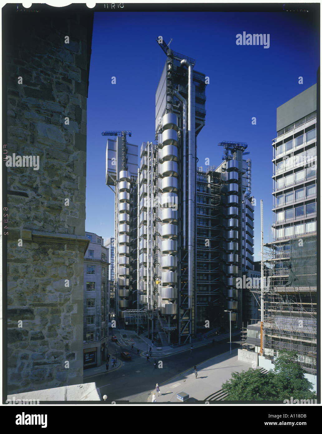Lloyds of London by architect Richard Rogers Partnership the City of London England Stock Photo