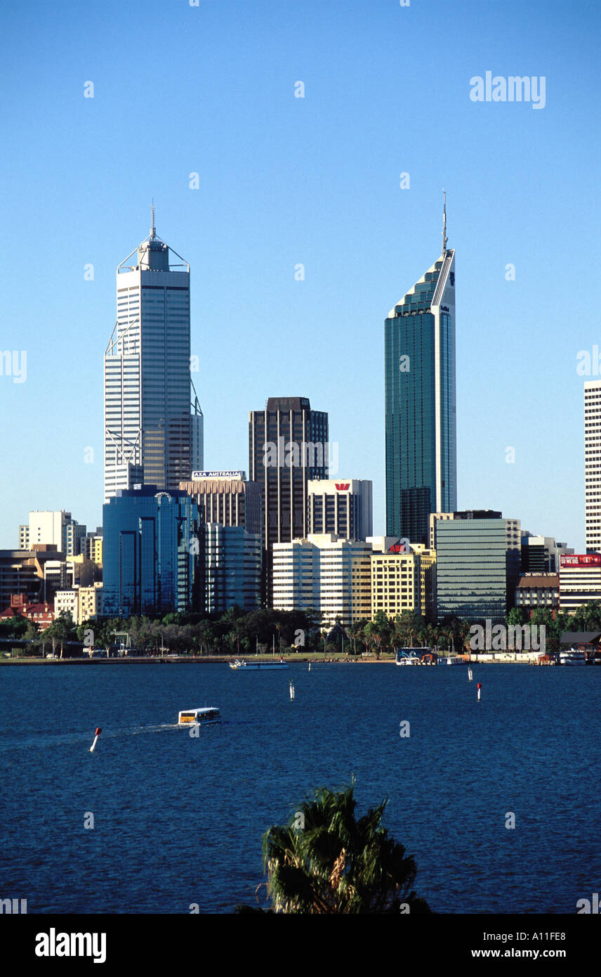Perth and Swan River Western Australia Stock Photo