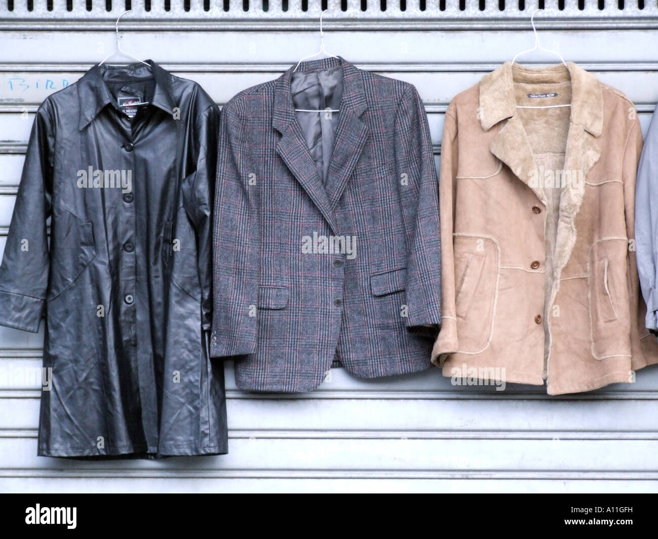 Used Jackets Colourful rag jackets hi-res stock photography and images - Alamy