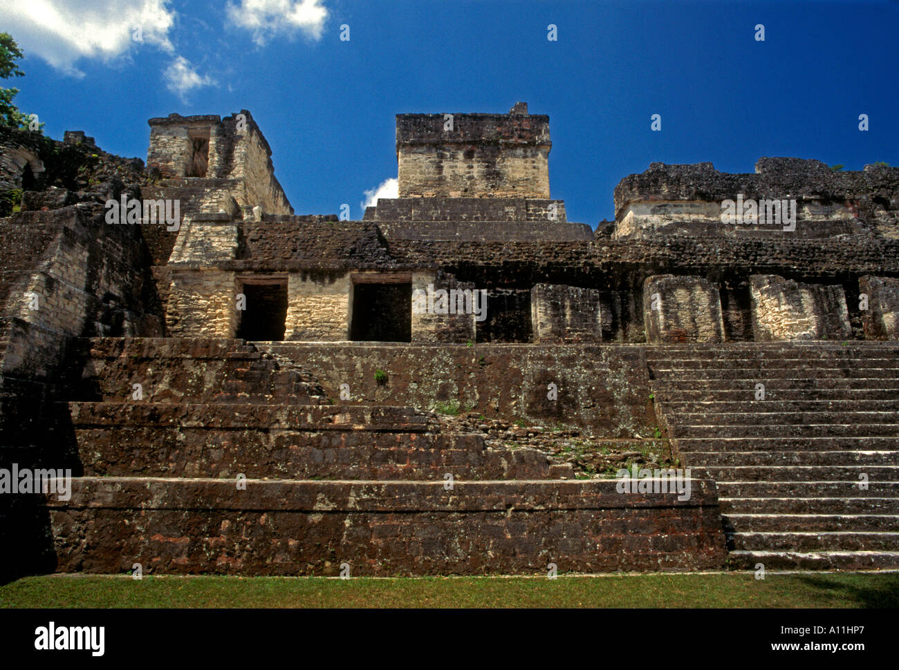 Central Acropolis, Tikal, Tikal National Park, El Peten, El Peten