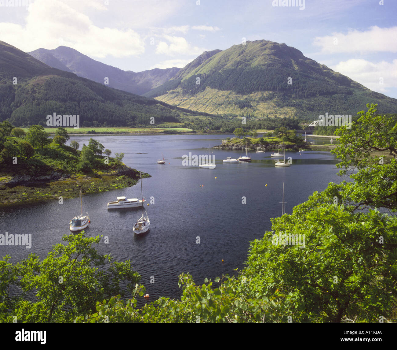 Bay Ballachuillish Stock Photo Alamy