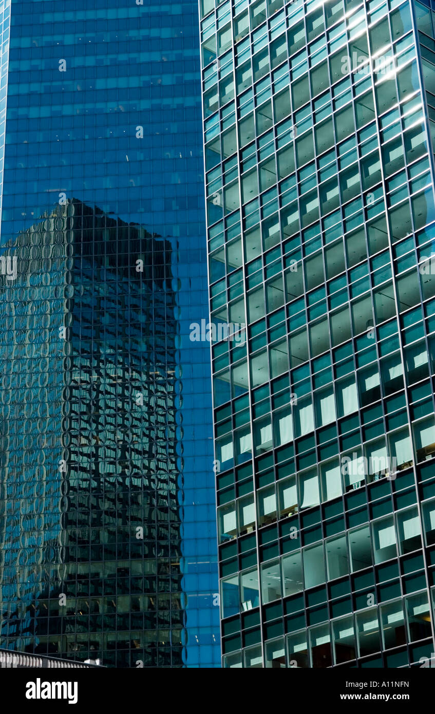 Manhattan skyscrapers Stock Photo