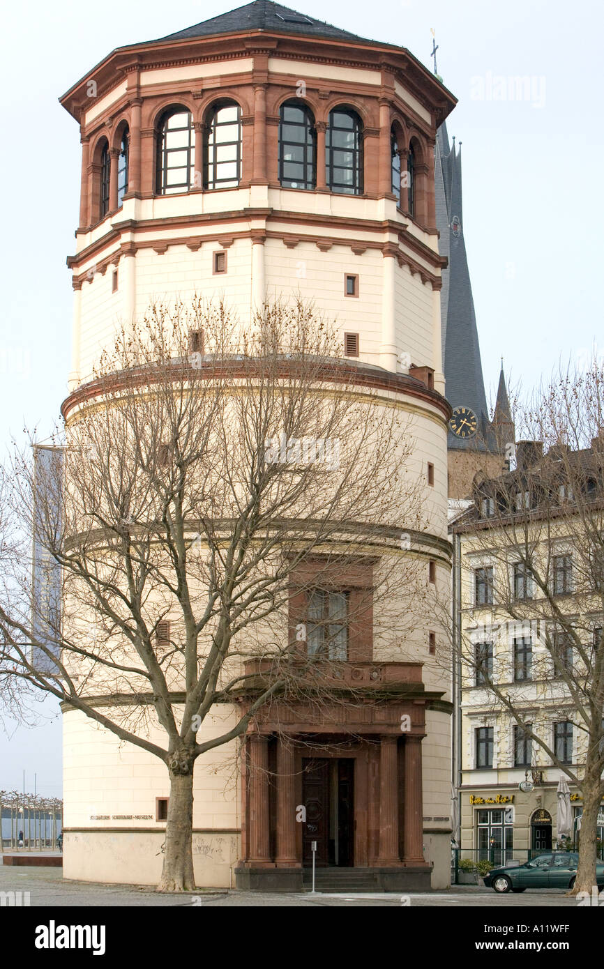 Burgplatz SchiffahrtMuseum shipping museum in the Old Town Dusseldorf Germany Stock Photo