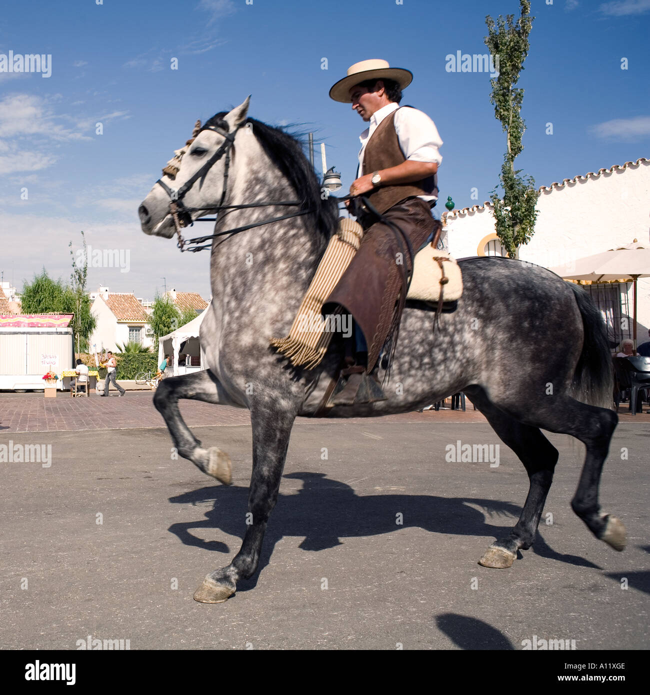 Spanish Horseman at the Fuengirola Feria – Spain – 2005 Stock Photo - Alamy