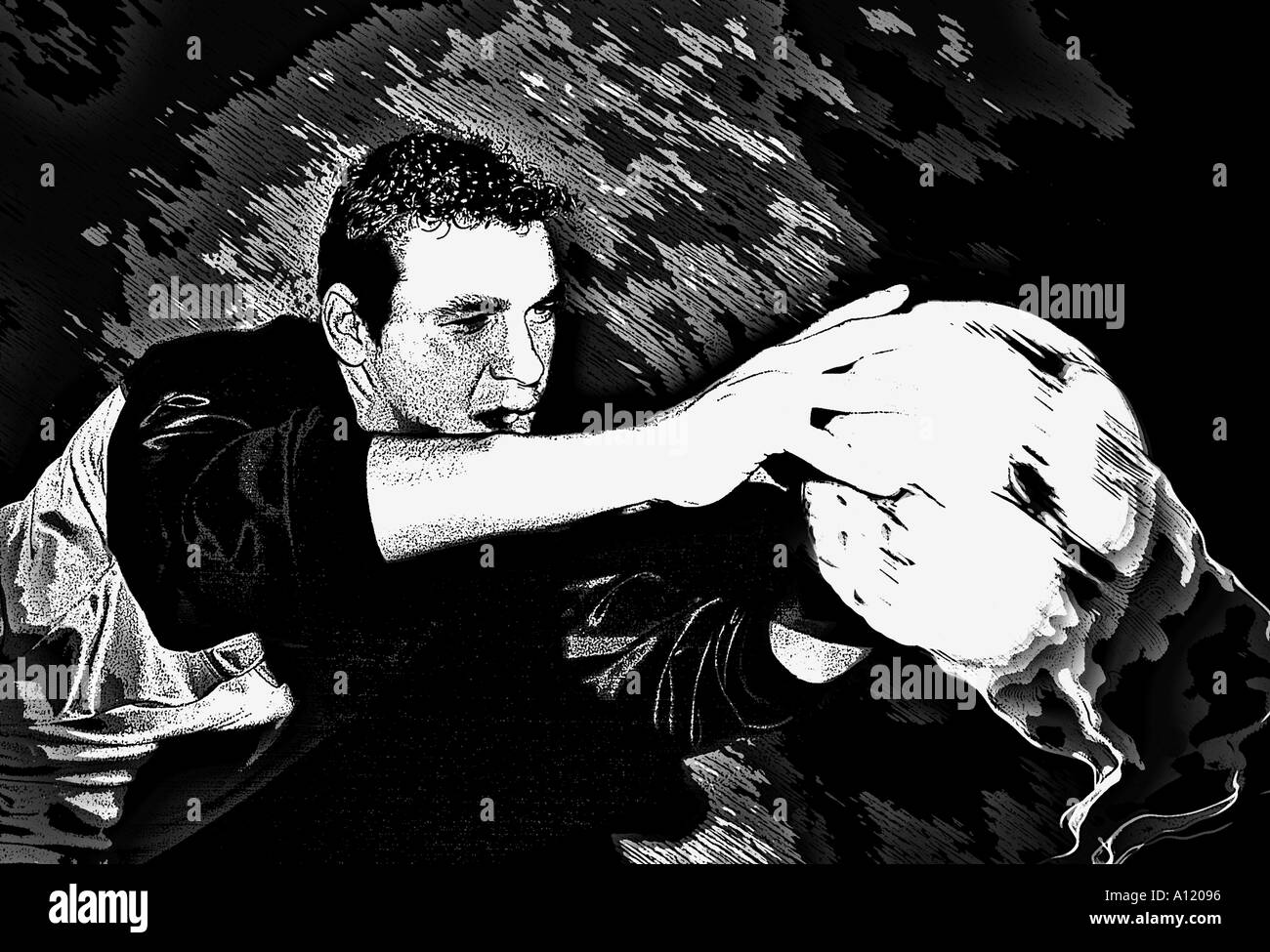 Goalie hands Black and White Stock Photos & Images Alamy