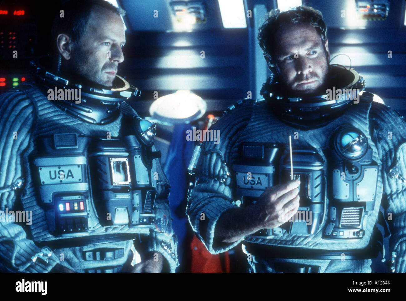 Armageddon Year 1998 Director Michael Bay Bruce Willis Stock Photo
