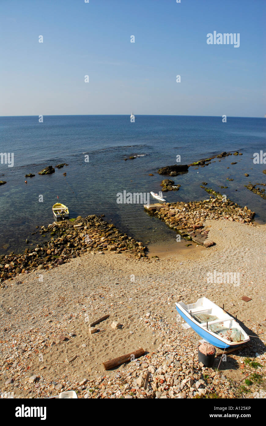 Alghero Coast Sardinia Stock Photo