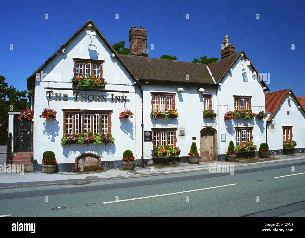 The Thorn Inn, Appleton Thorn, Warrington, England Stock Photo Alamy