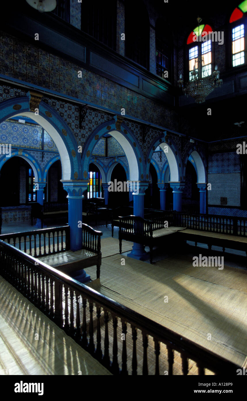 Tunisia, Djerba. La Ghriba Synagogue Stock Photo