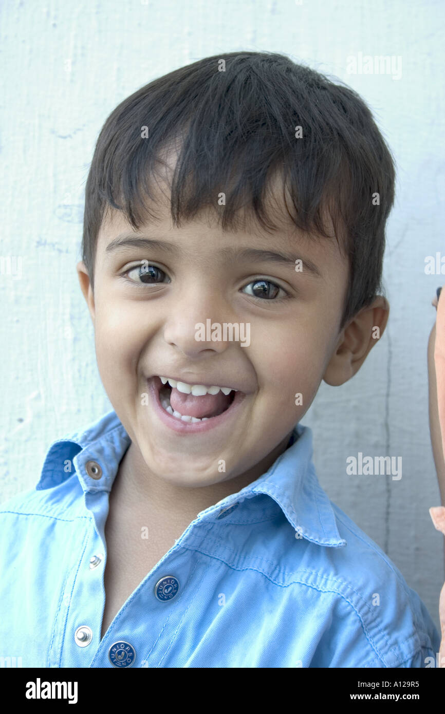 RSC74986 Indian Boy smiling Dehradun Uttranchal India Model released No ...