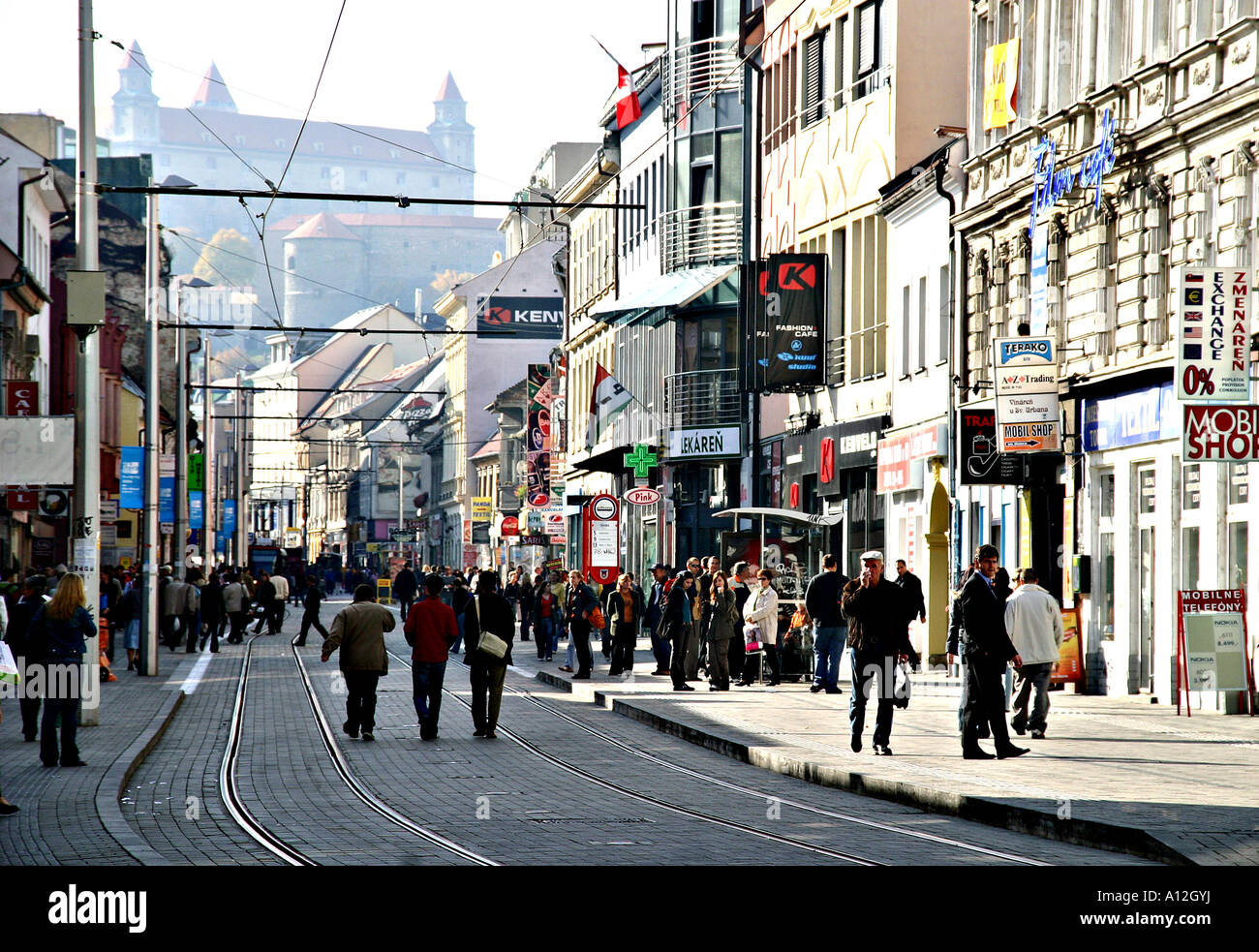 Obchodna street main shopping street hi-res stock photography and images -  Alamy