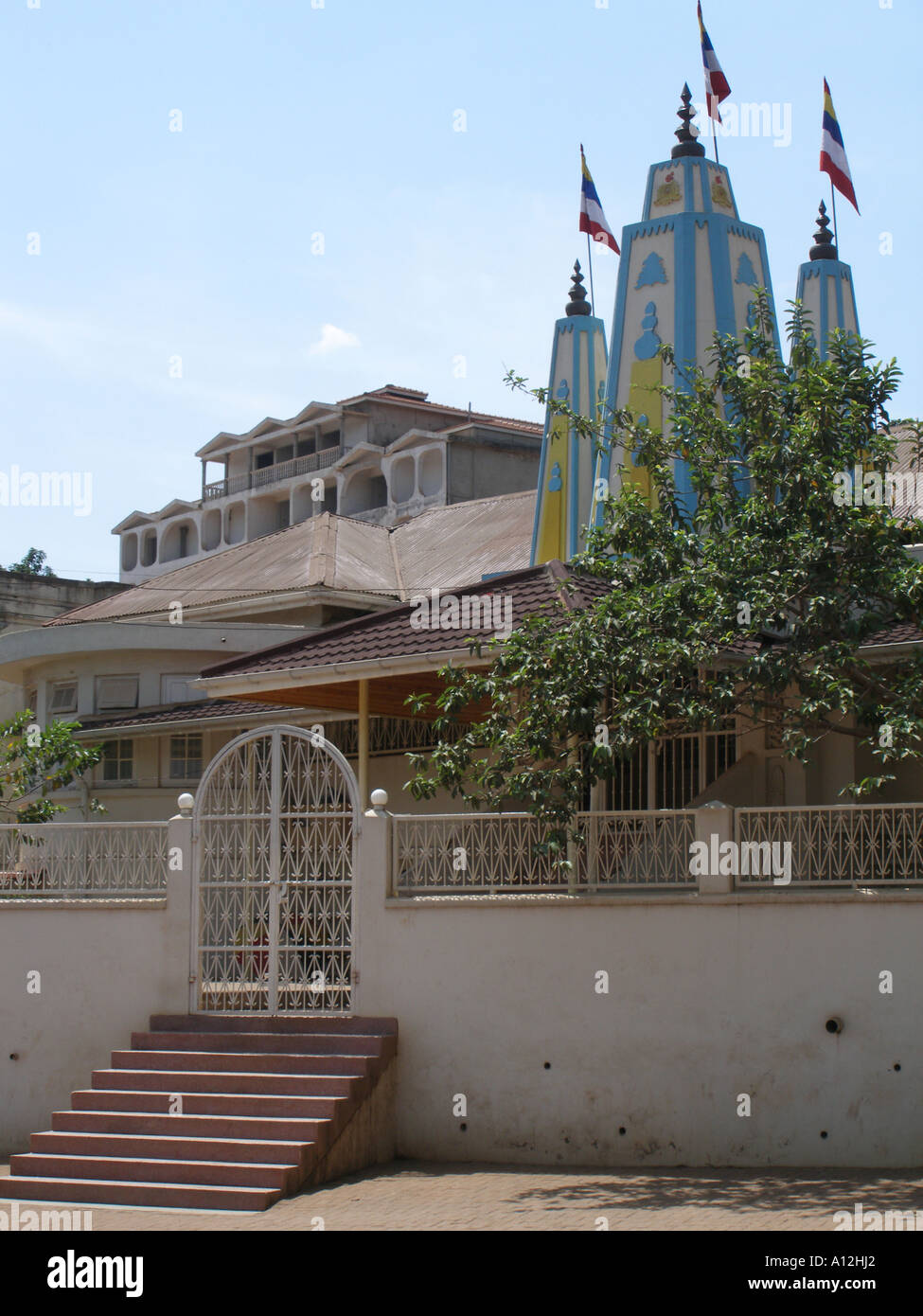 Shree Kutch Satsang Swaminarayan hindu temple in Kampala, Uganda Stock Photo