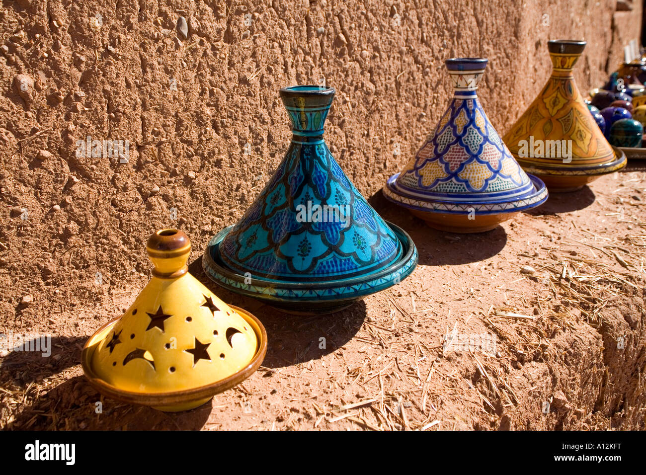Terracotta tagines marrakech morocco hires stock photography and