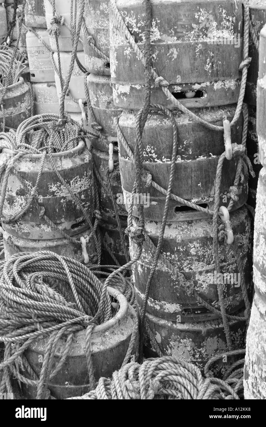Lobster Pots Tenby Wales UK Stock Photo Alamy